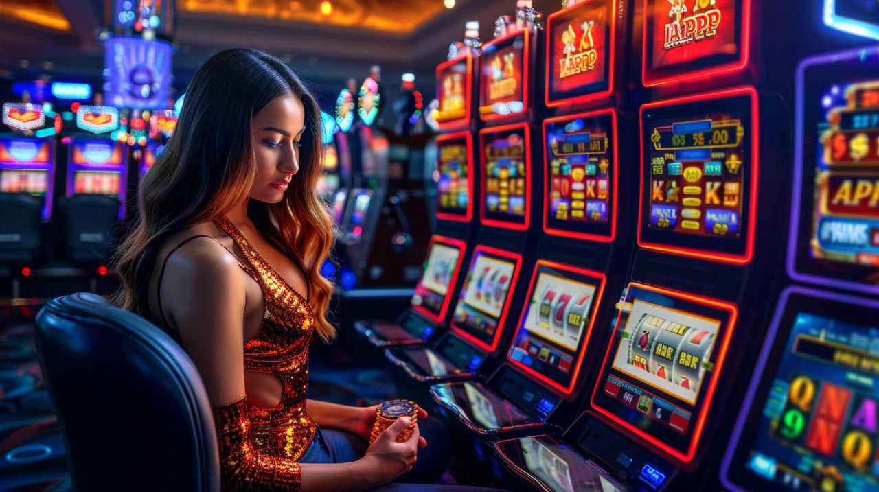m33m ဂိမ်းလော်ဘီ Mobile App ဖြင့် Slots ကစားနေသောမြင်ကွင်း